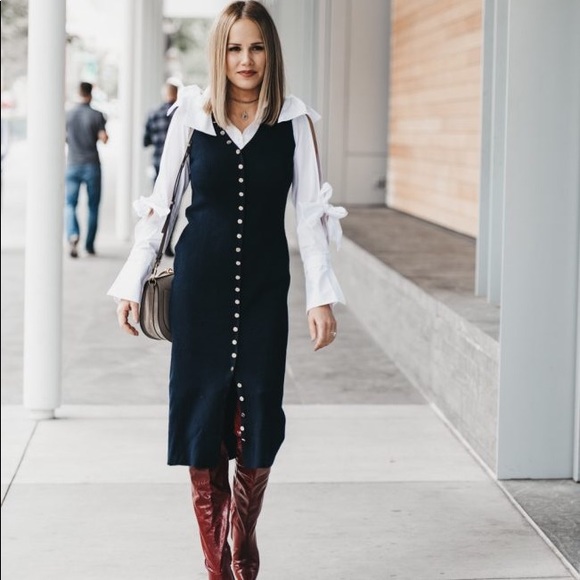 Zara | Dresses | Long Knit Dress With 